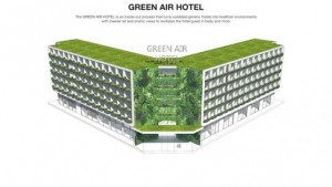 The Green Air Hotel won the grandprize in the 8th annual Radical Innovation Competition